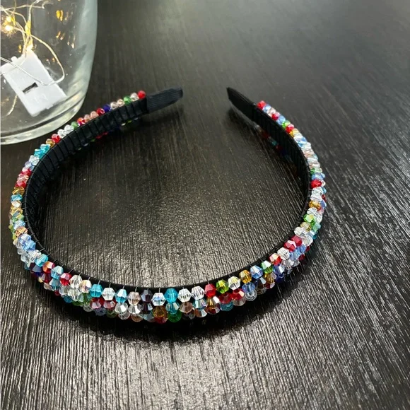 New Multi colored stone headband - Picture 1 of 6